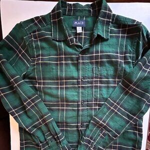Boys Long Sleeve Button Shirt - Size 16